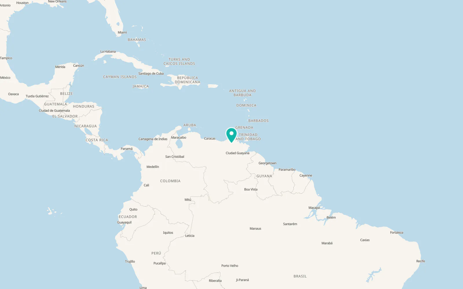 Map of Santa Bárbara