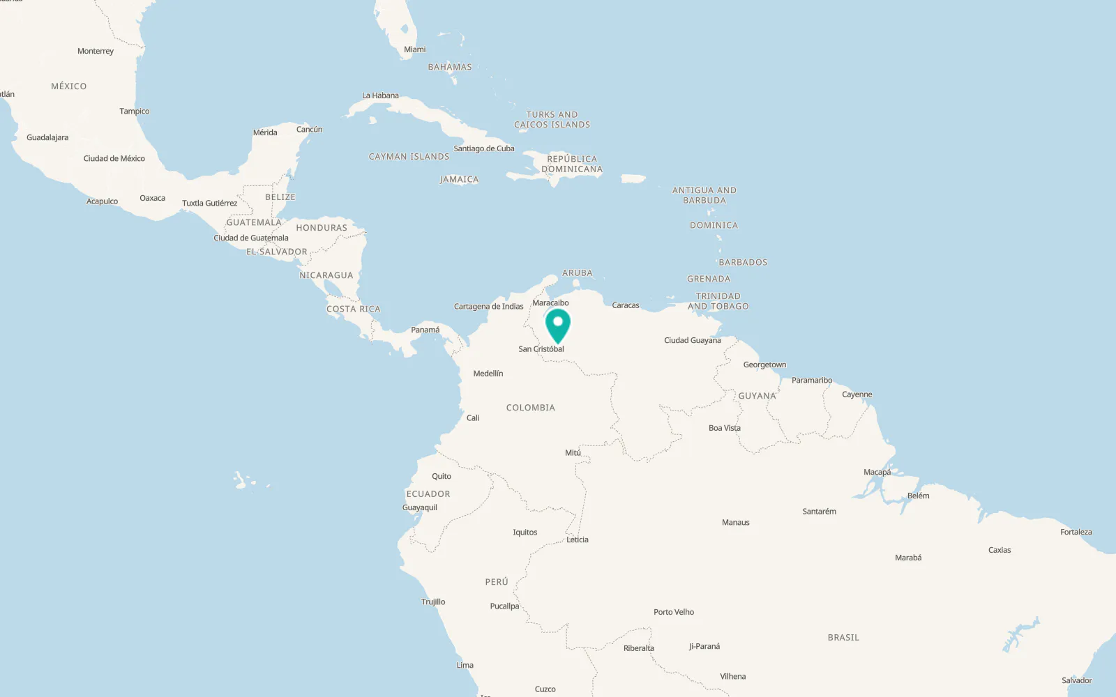 Map of Santa Bárbara