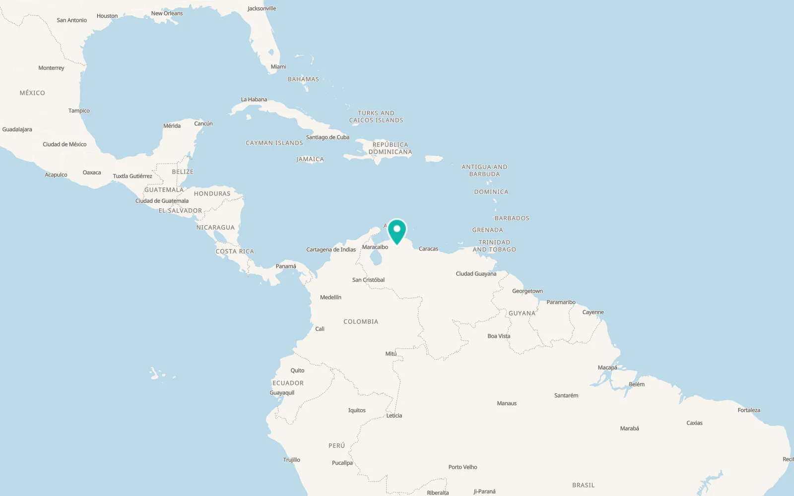Map of Siquisique