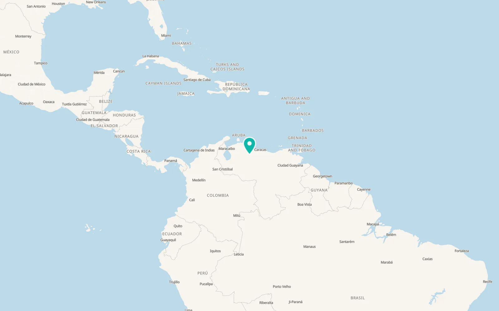 Map of Tinaco