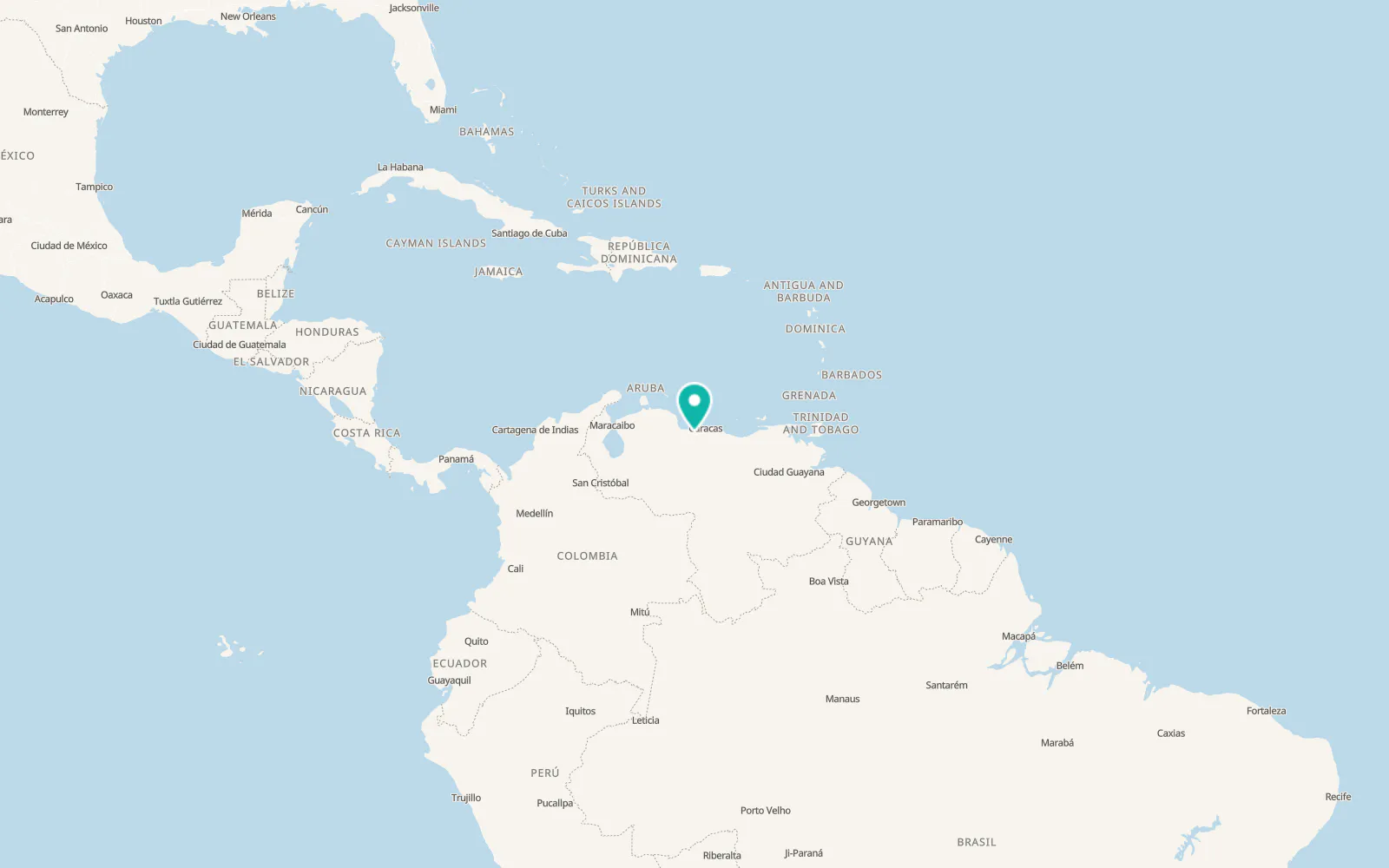 Map of Turmero