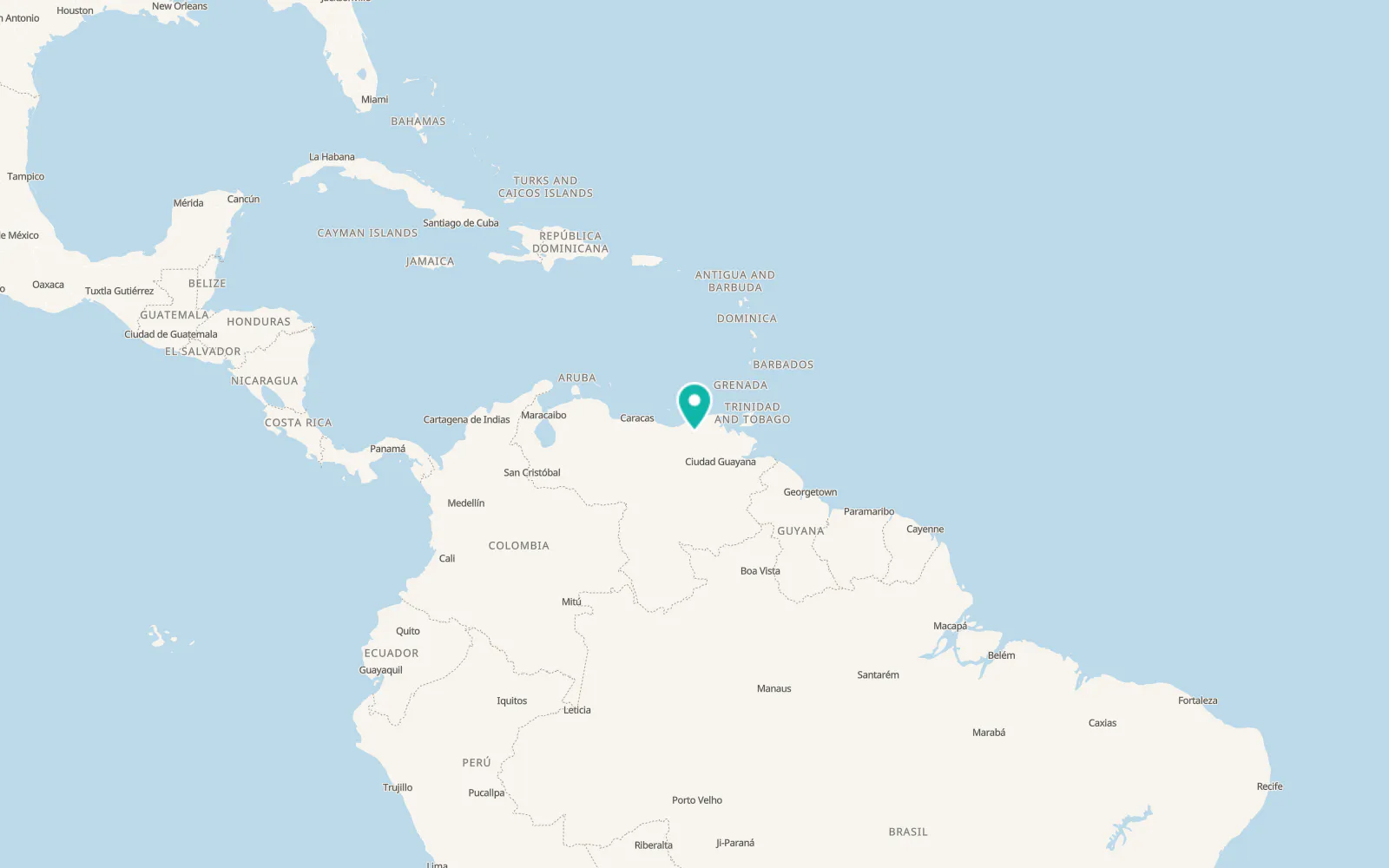 Map of Urica