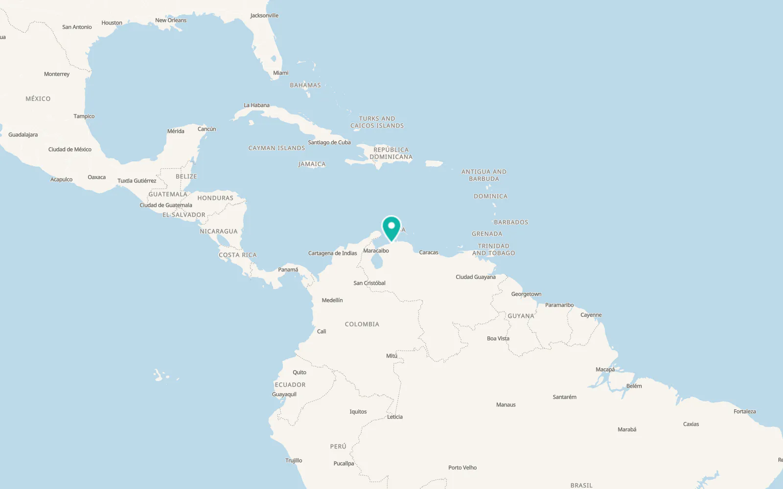 Map of Urumaco