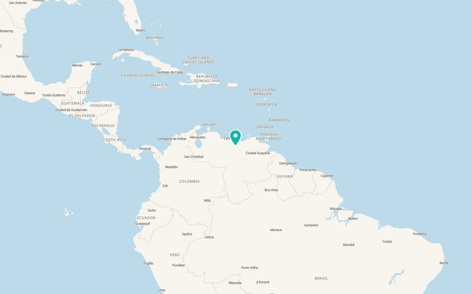 Map of Valle de La Pascua