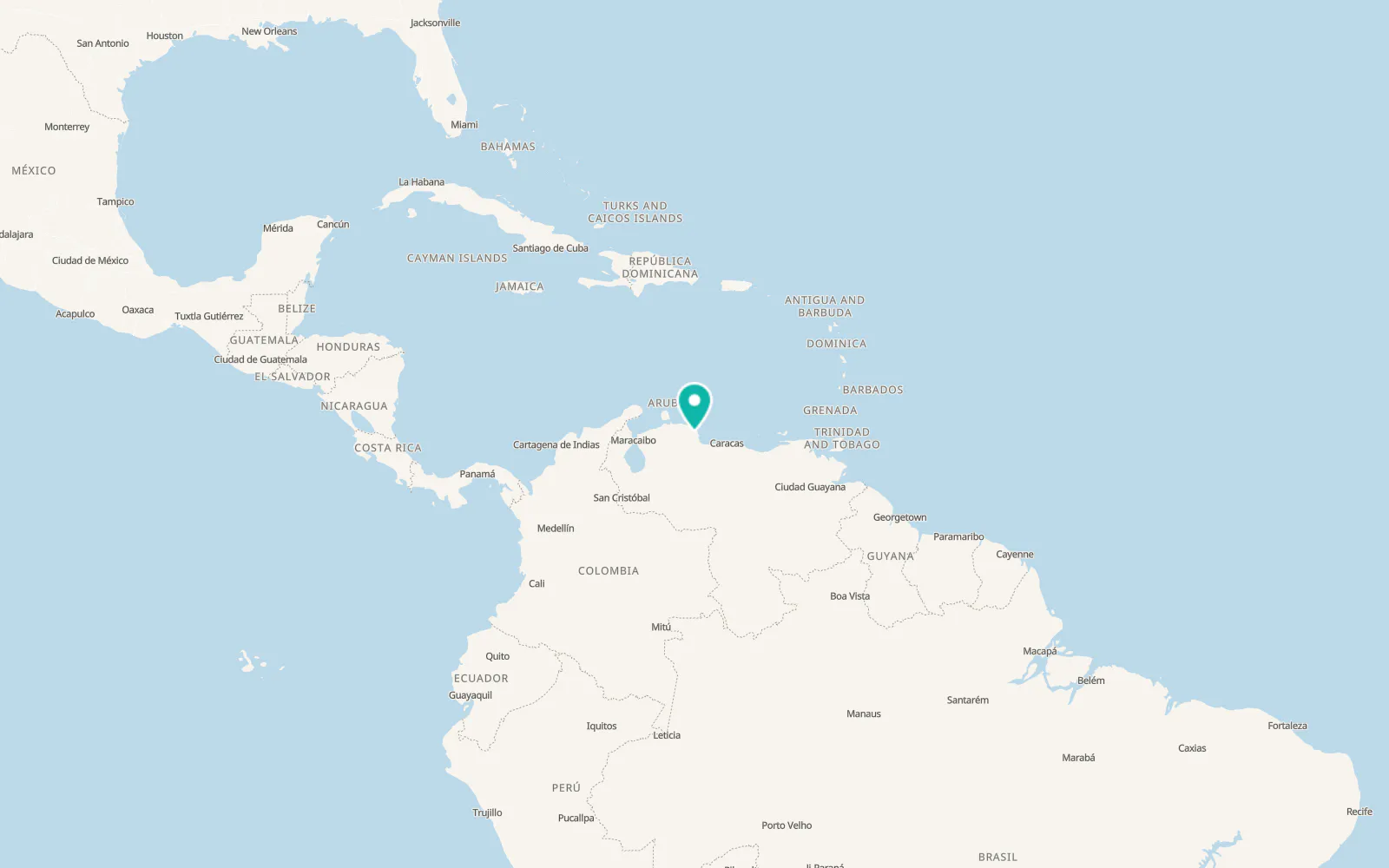 Map of Yaracal