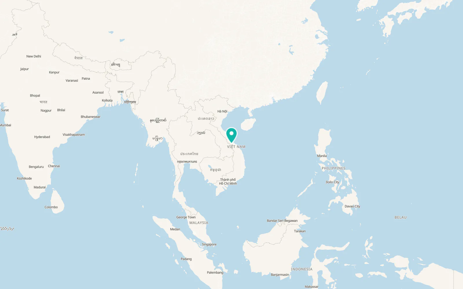 Map of A Ngo