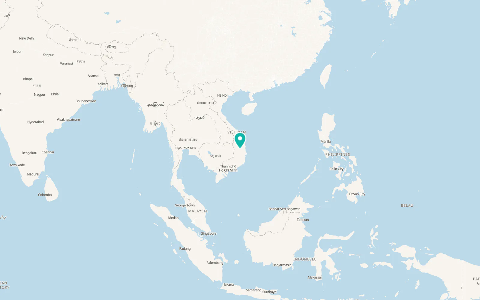 Map of A Yun Pa