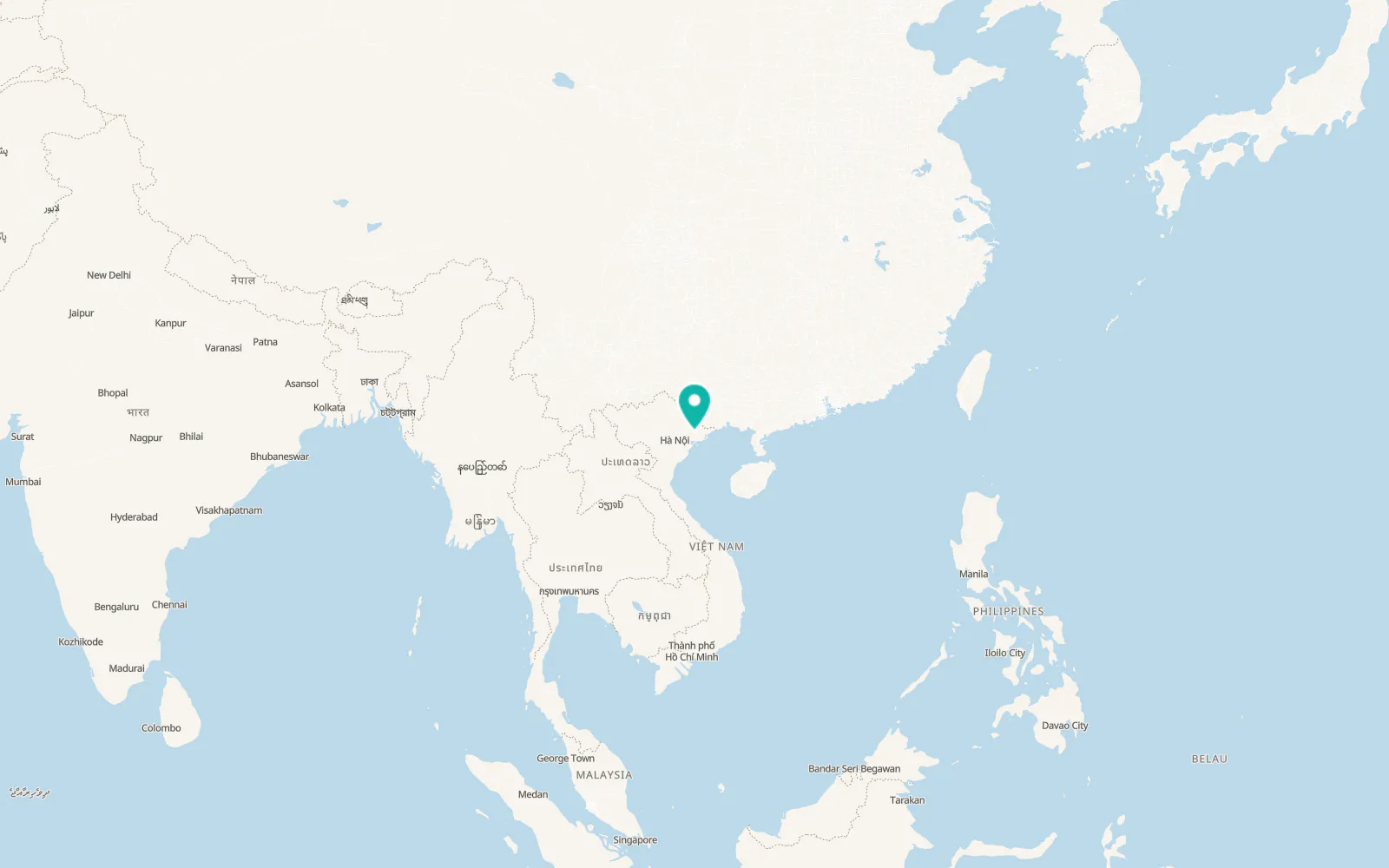 Map of An Châu