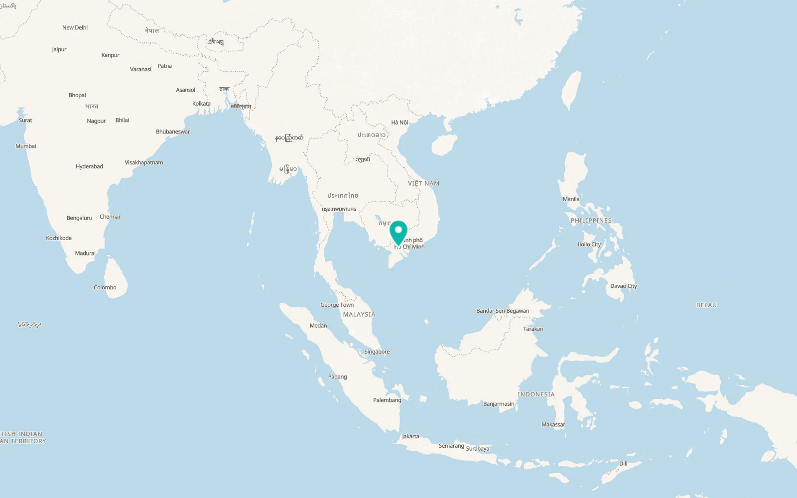 Map of An Hòa