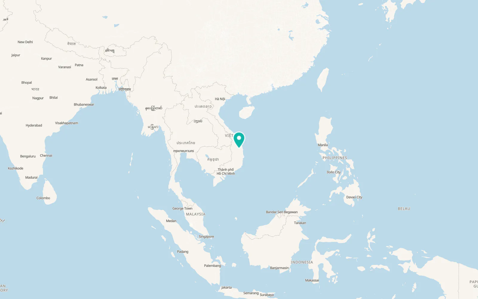 Map of An Khê
