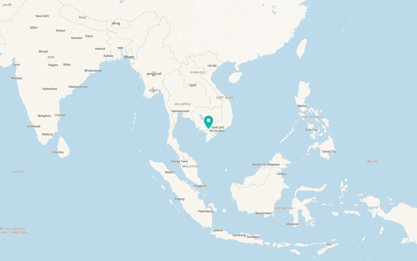 Map of Ấp Bình Chánh