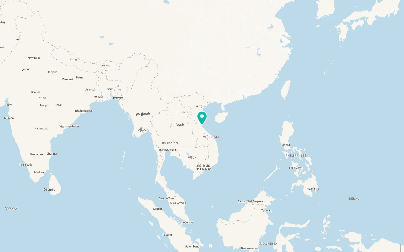 Map of Ba Đồn