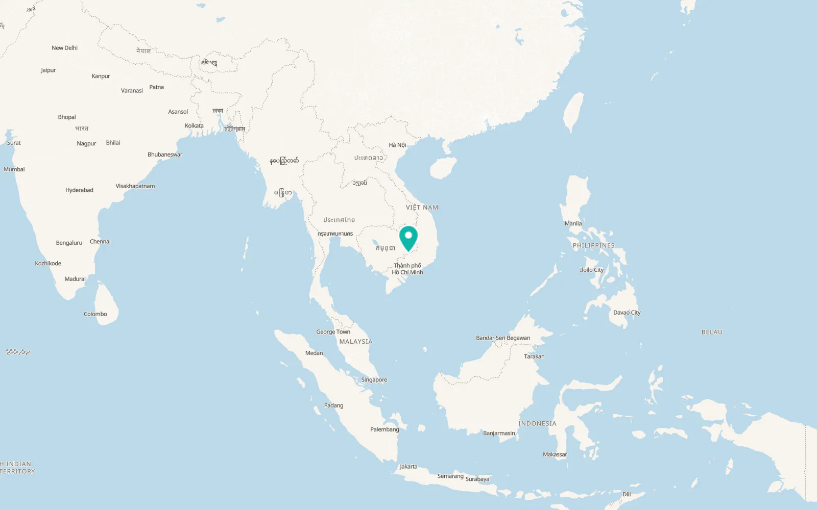Map of Bù Đốp