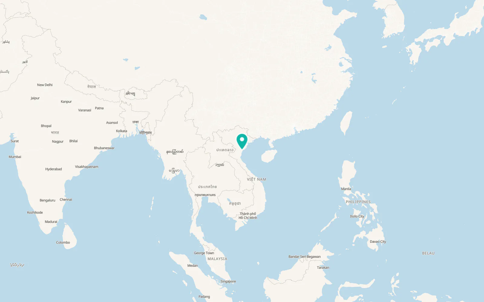 Map of Bút Sơn