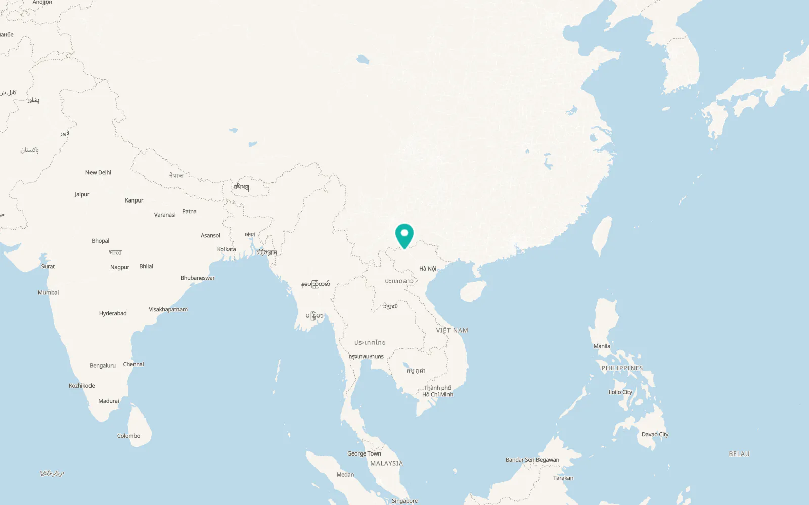 Map of Cát Cát