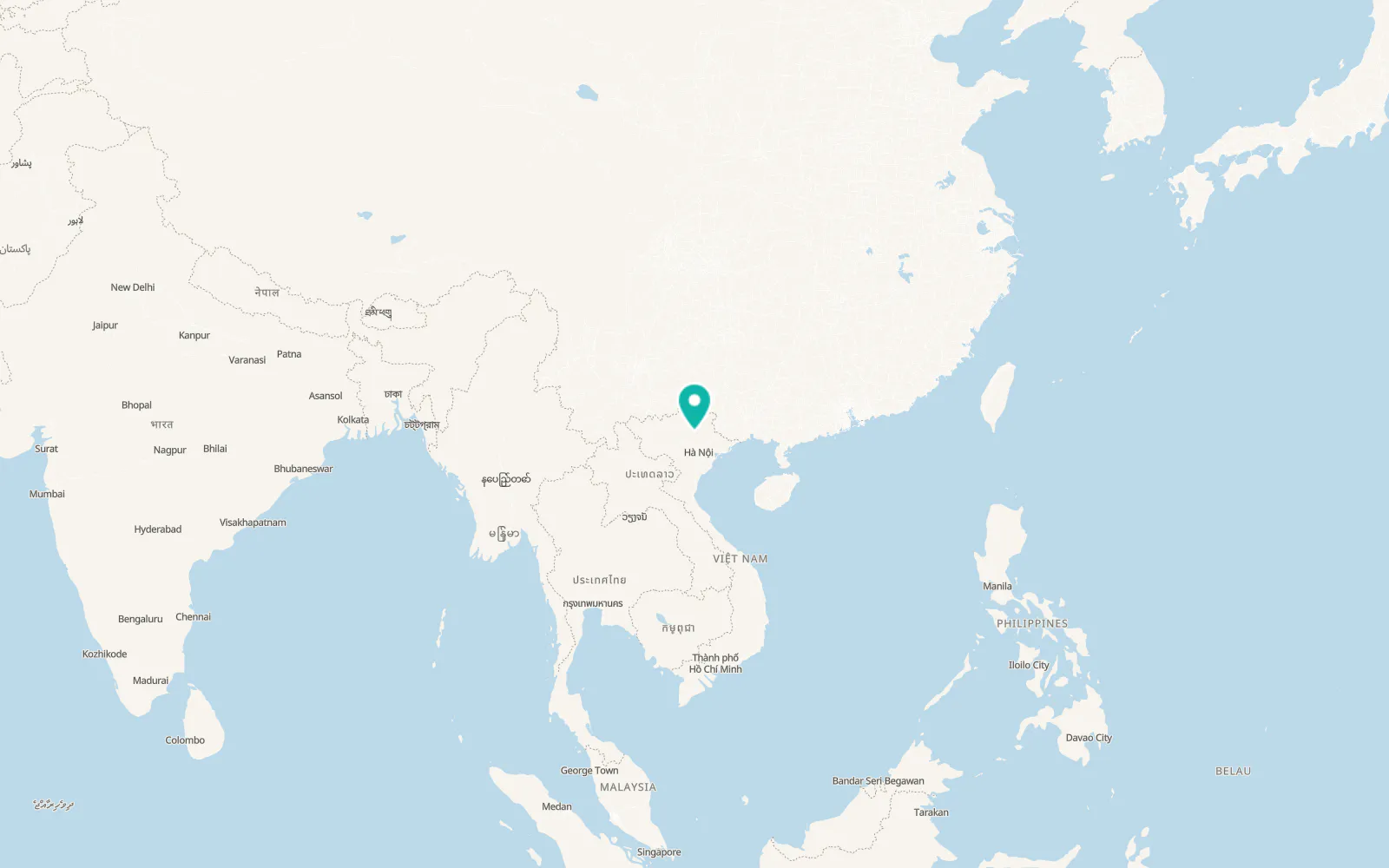 Map of Chợ Chu