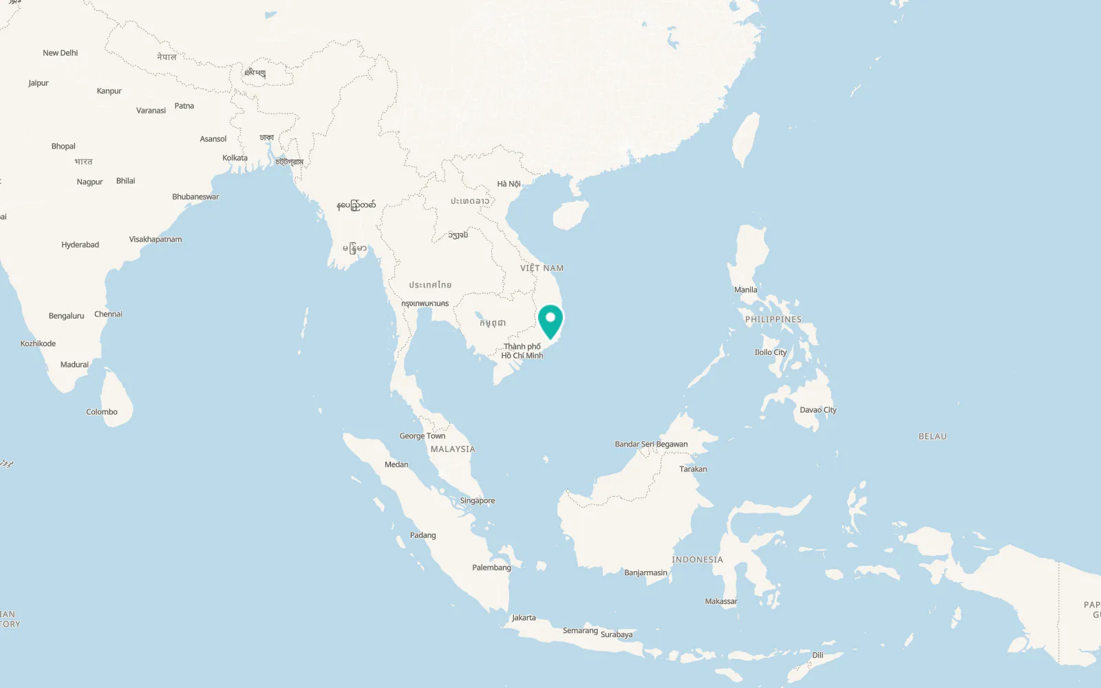 Map of Chợ Lầu