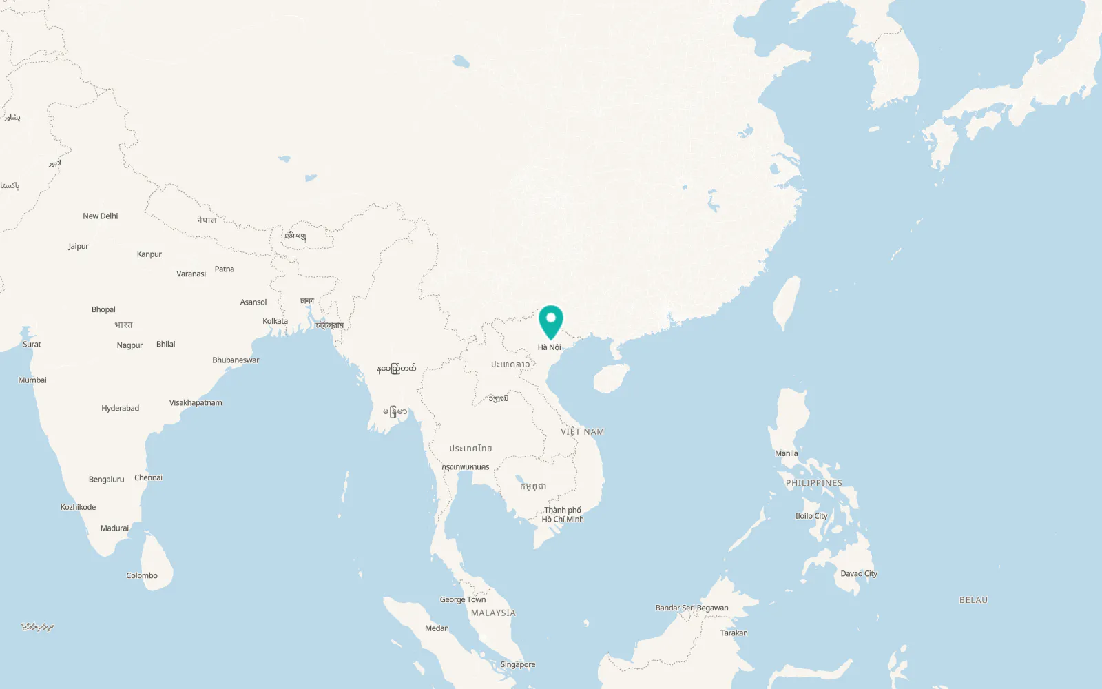 Map of Chờ