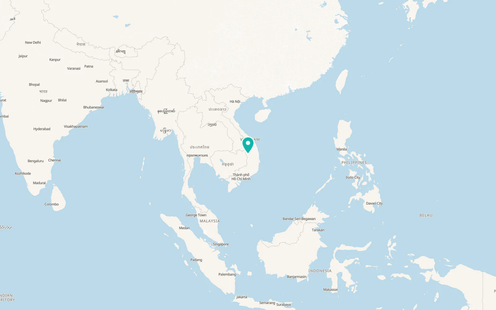 Map of Chư Ty