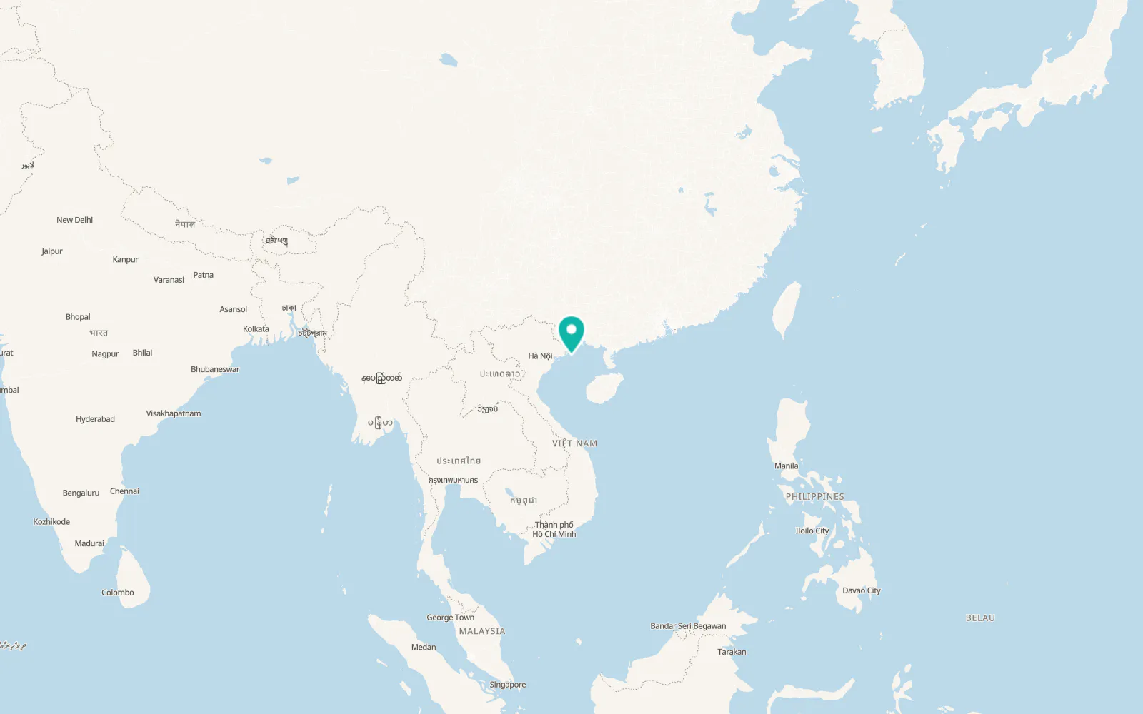 Map of Cô Tô