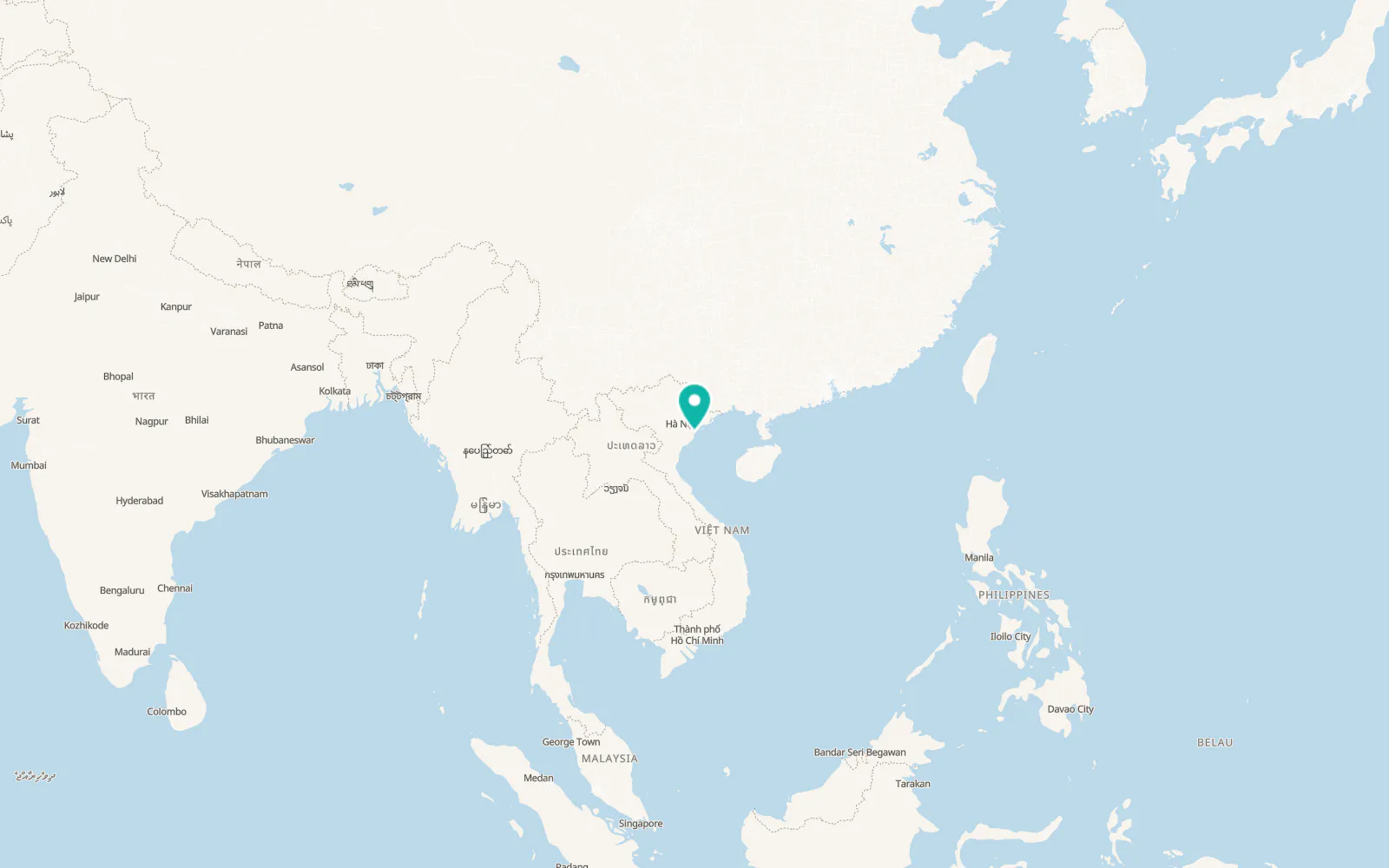 Map of Diêm Điền