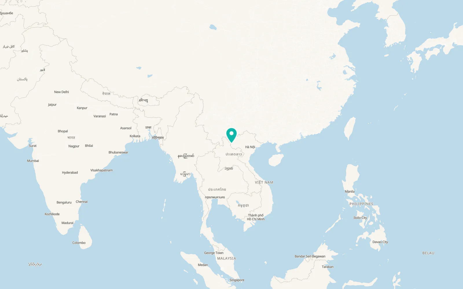 Map of Dien Bien Phu