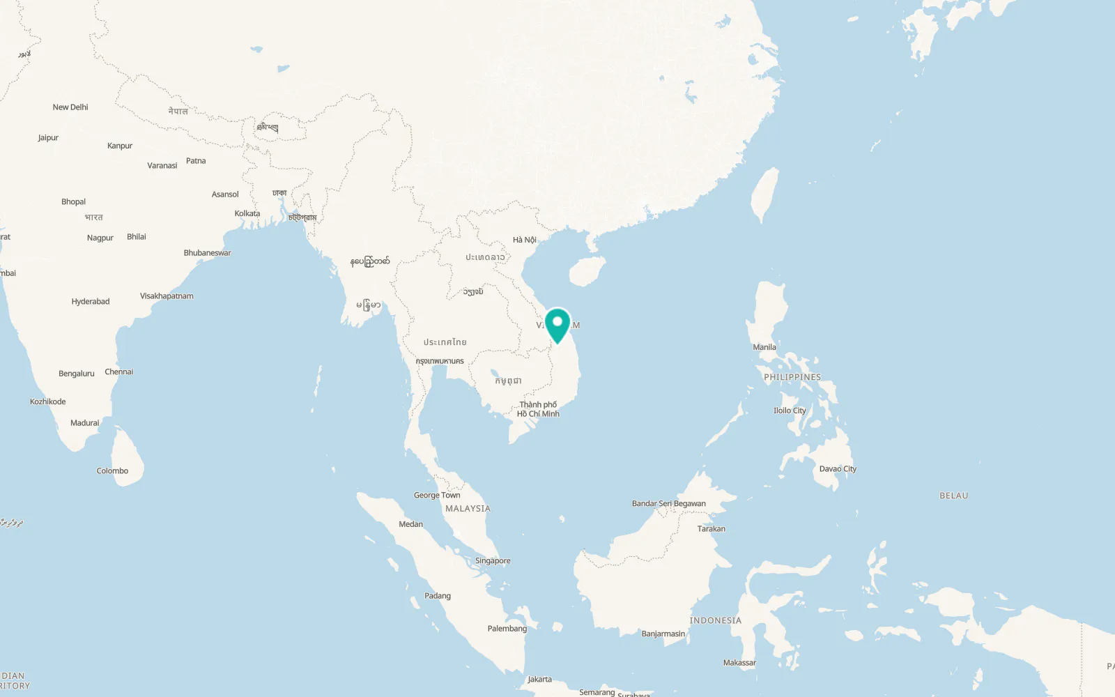 Map of Đắk Hà