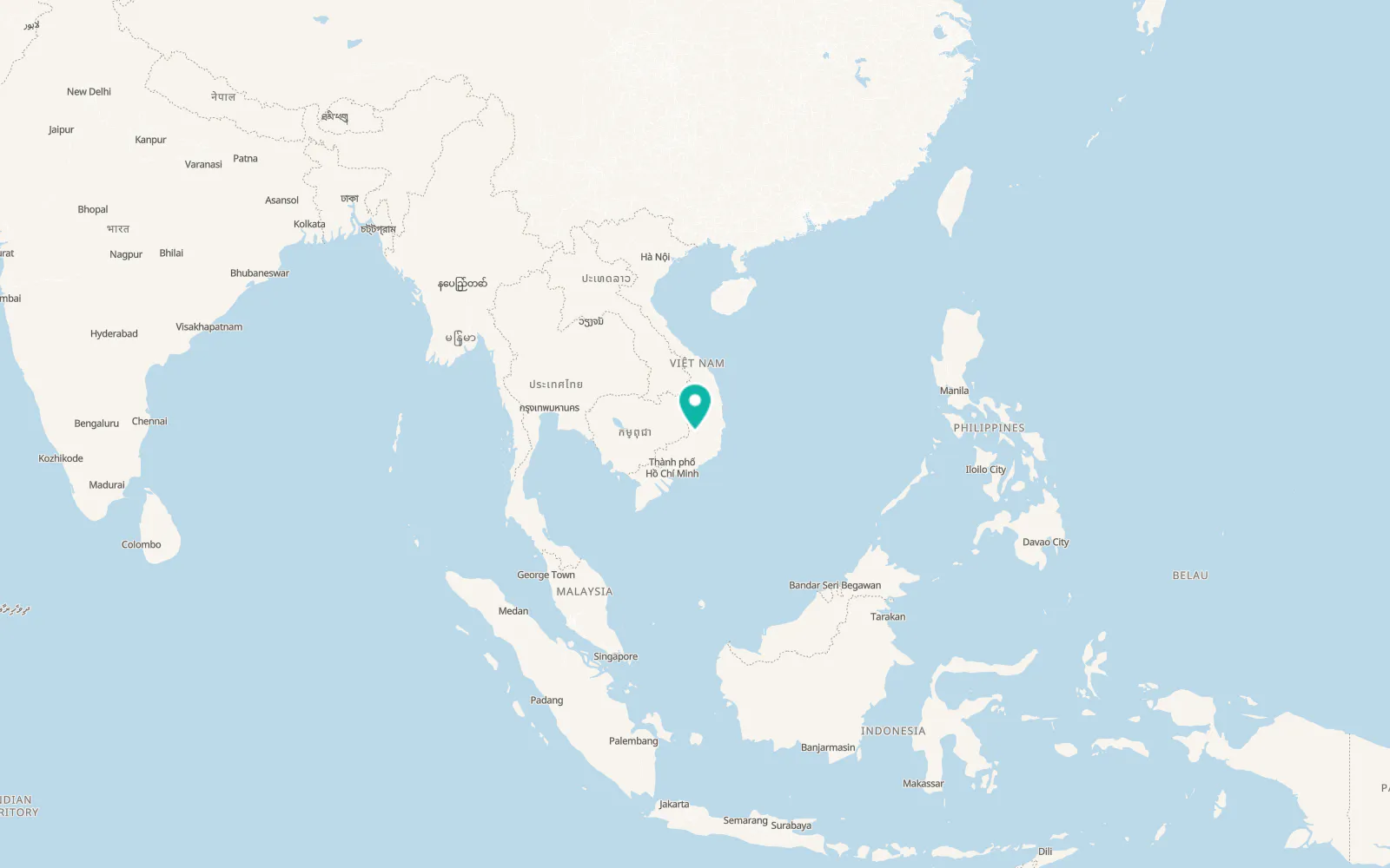 Map of Đắk Mâm