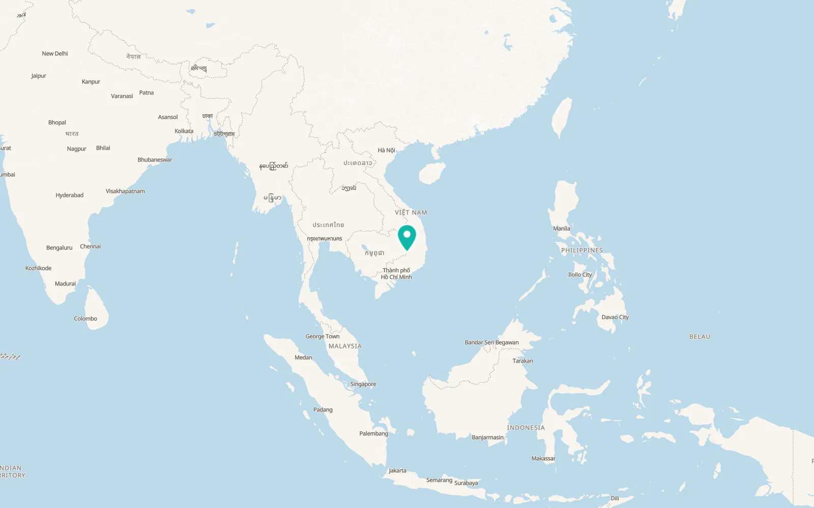 Map of Đắk Mil