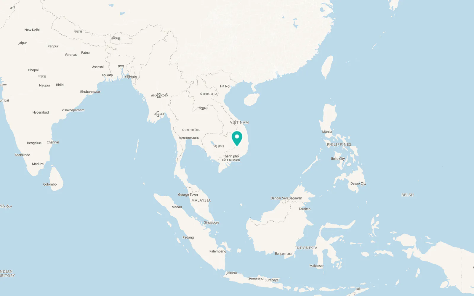 Map of Đắk Song