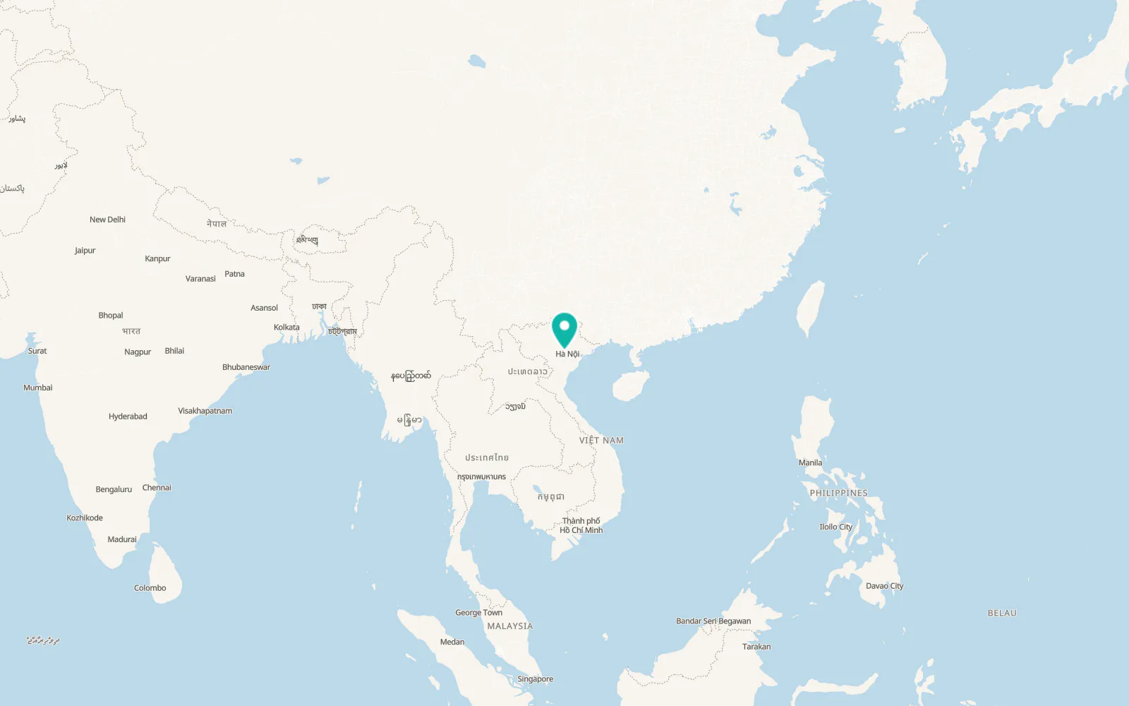 Map of Đan Phượng