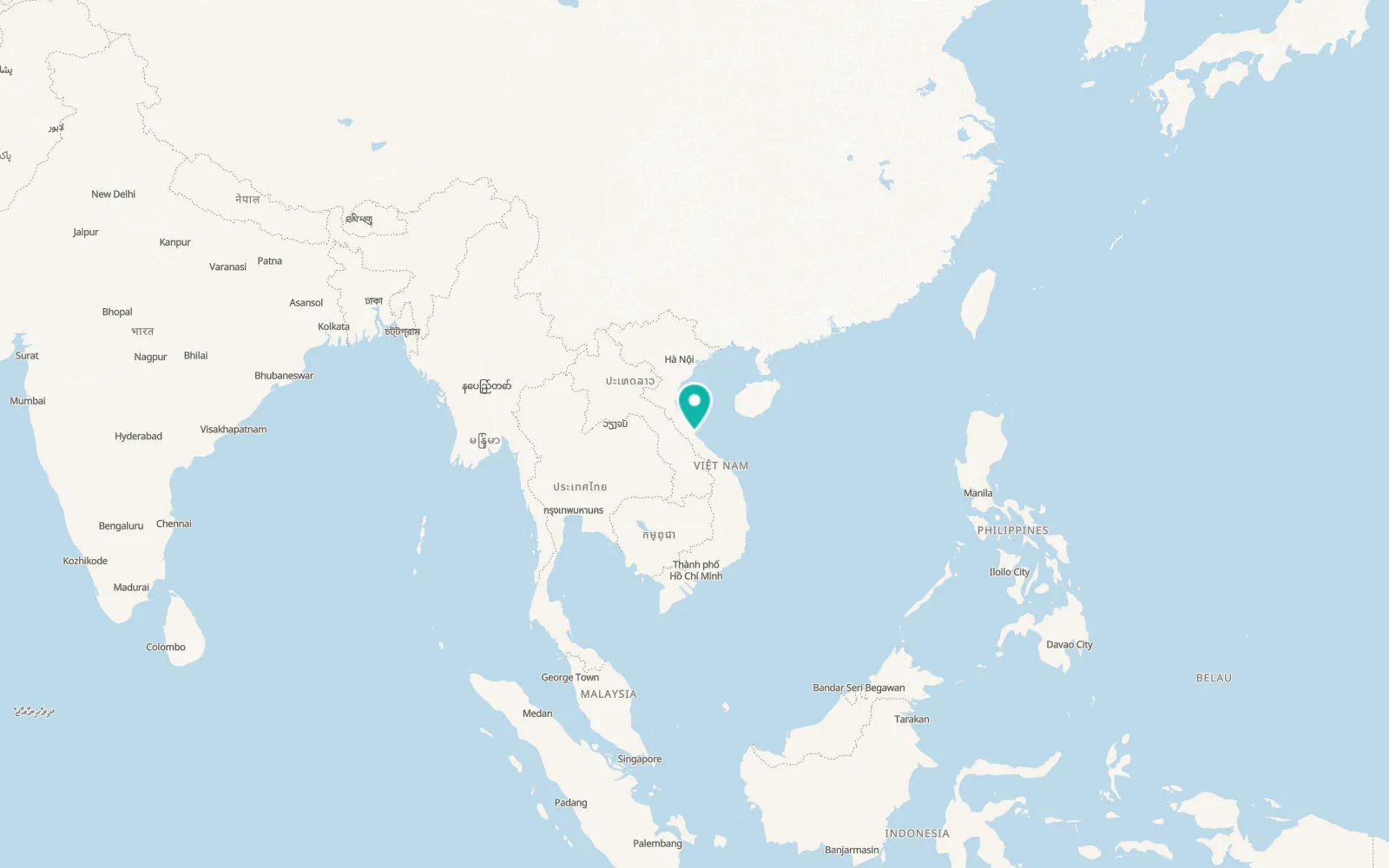 Map of Đồng Hới