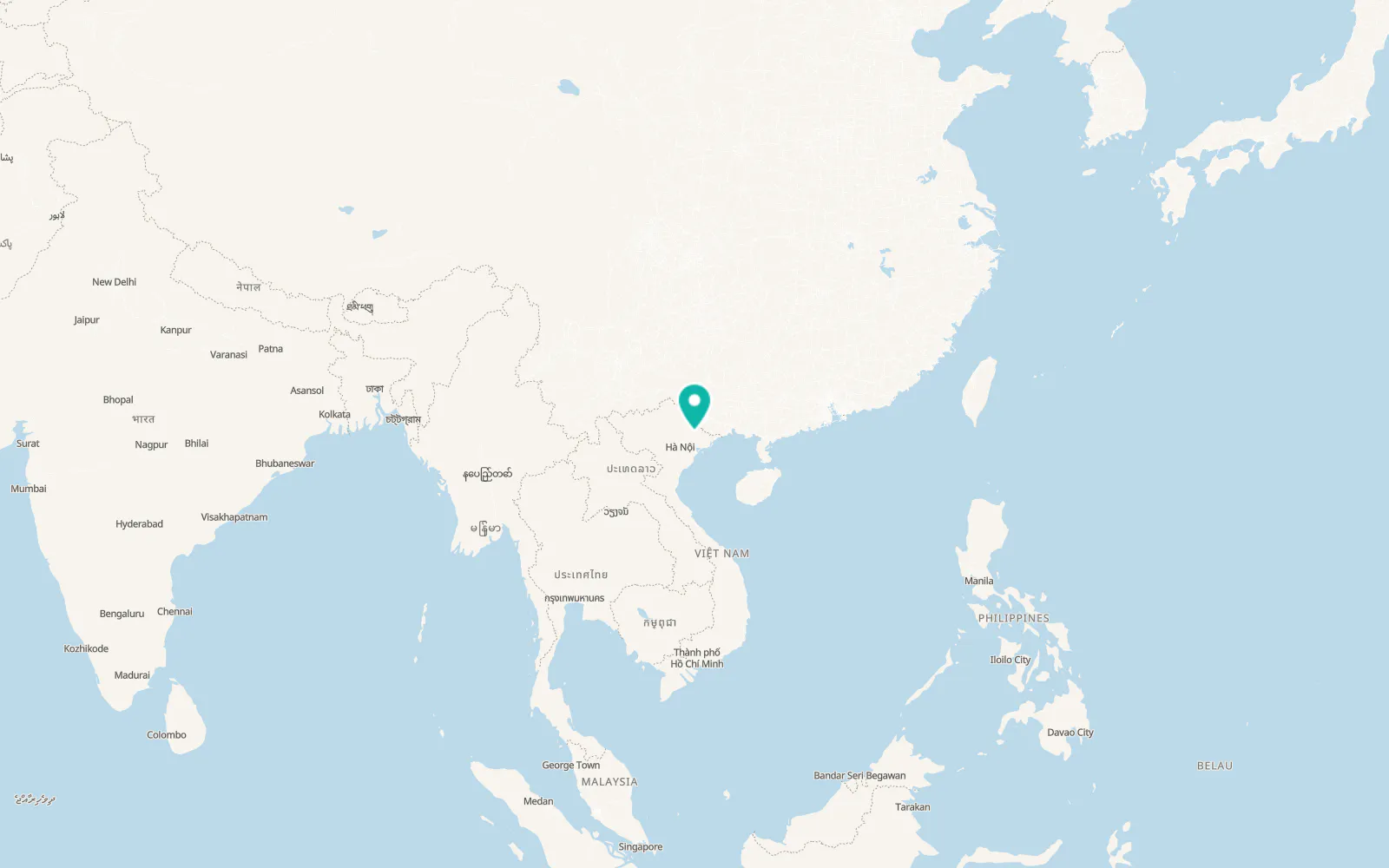 Map of Đồng Mỏ