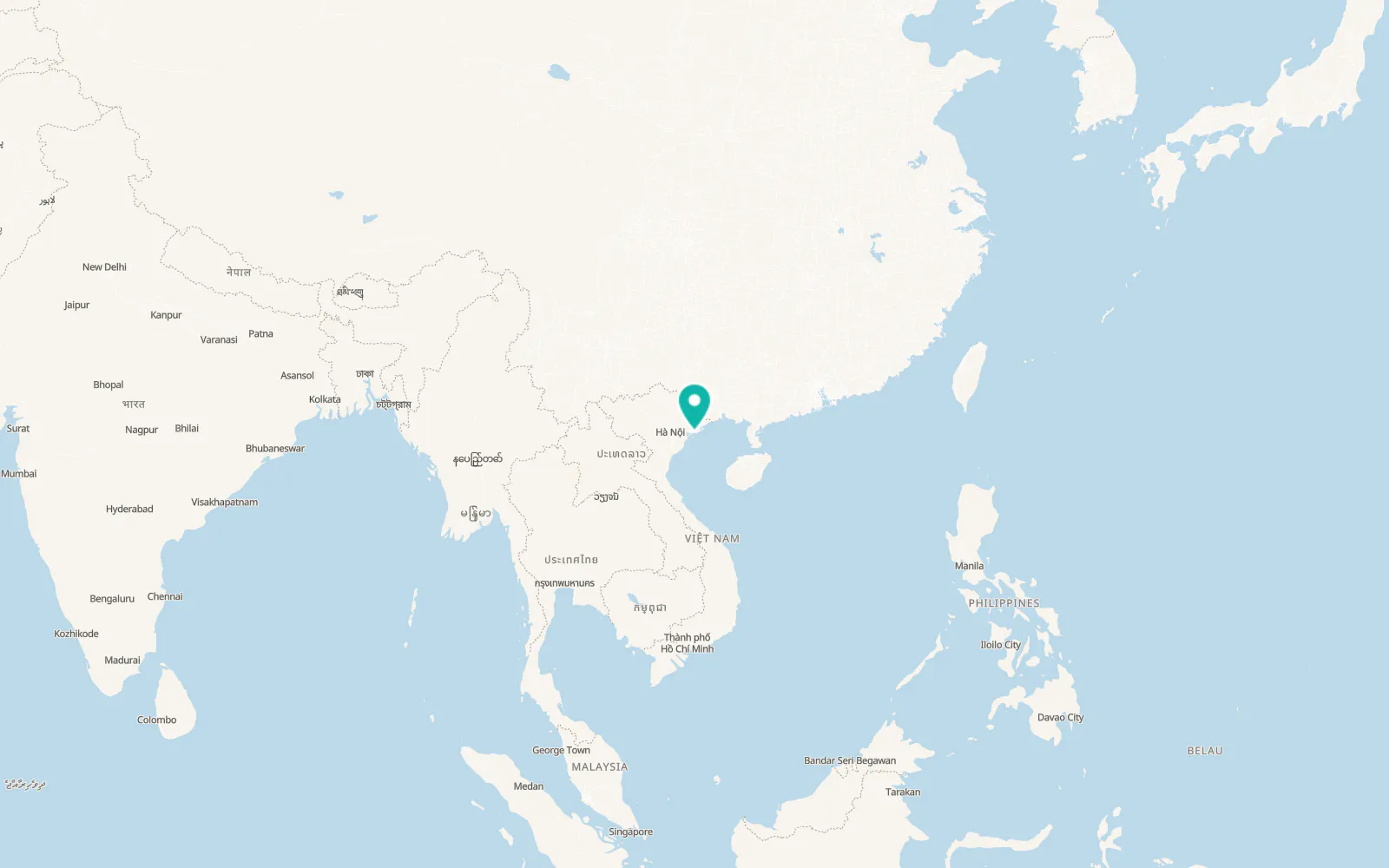 Map of Hạ Long