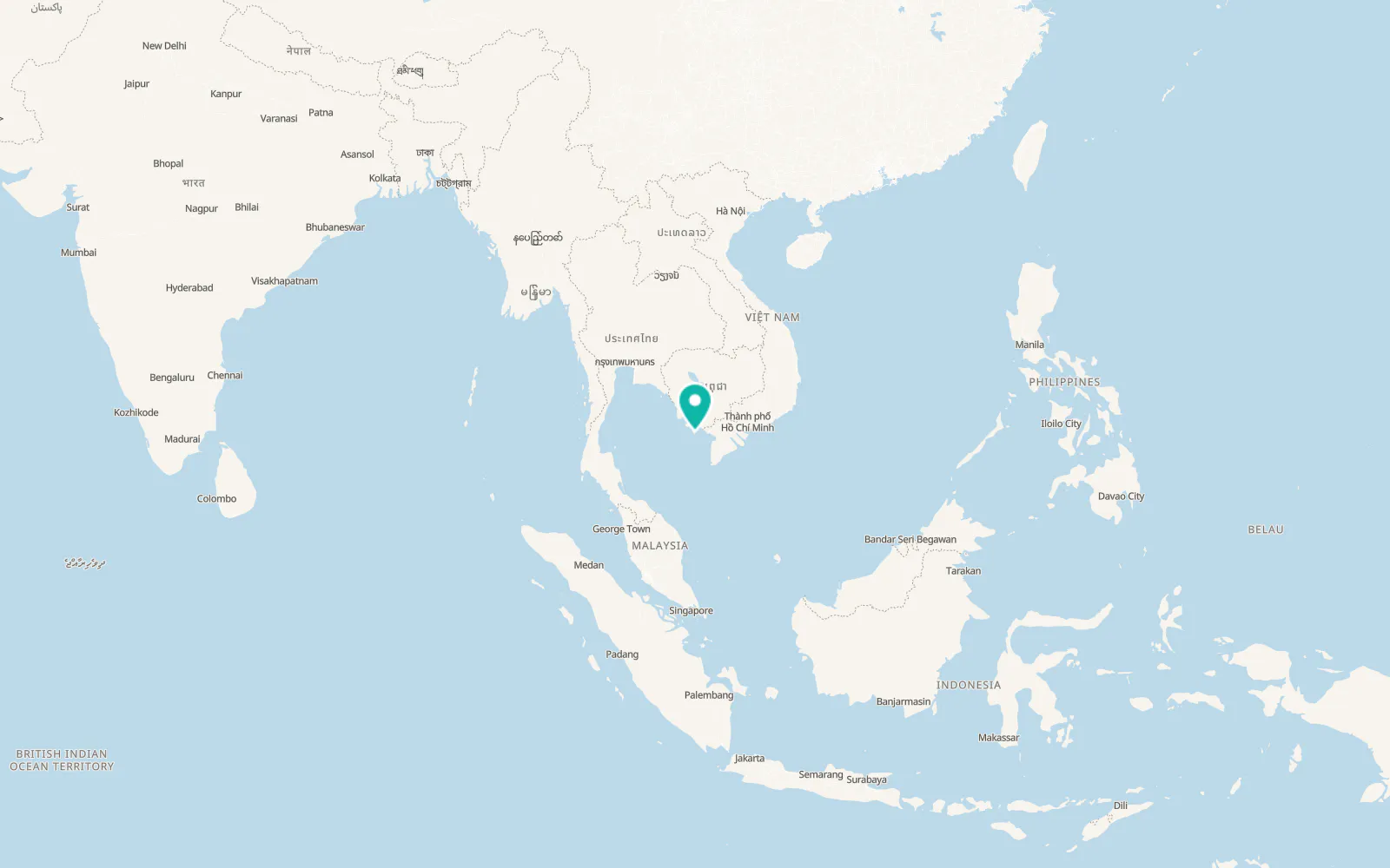Map of Hàm Ninh