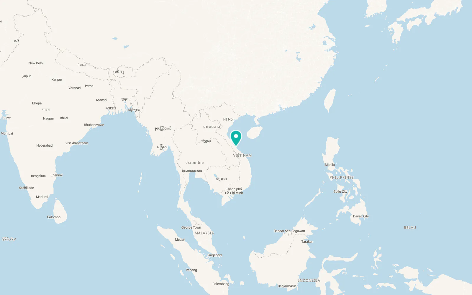 Map of Hồ Xá