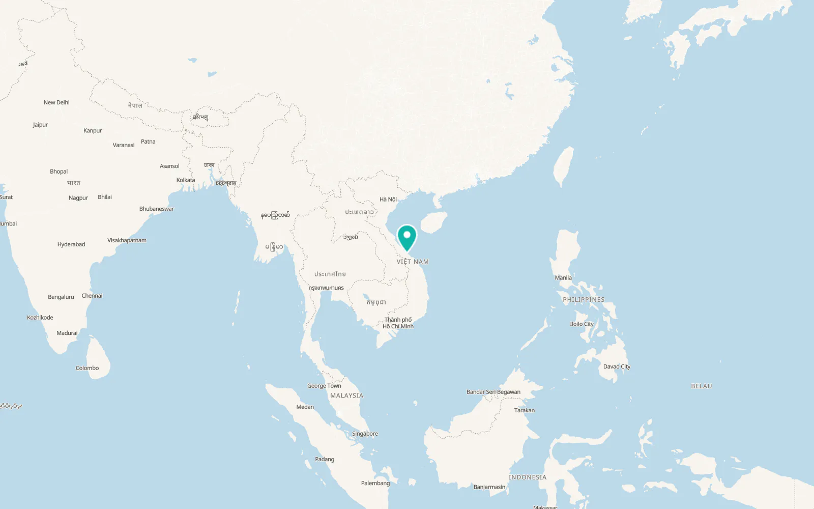 Map of Hương Trà
