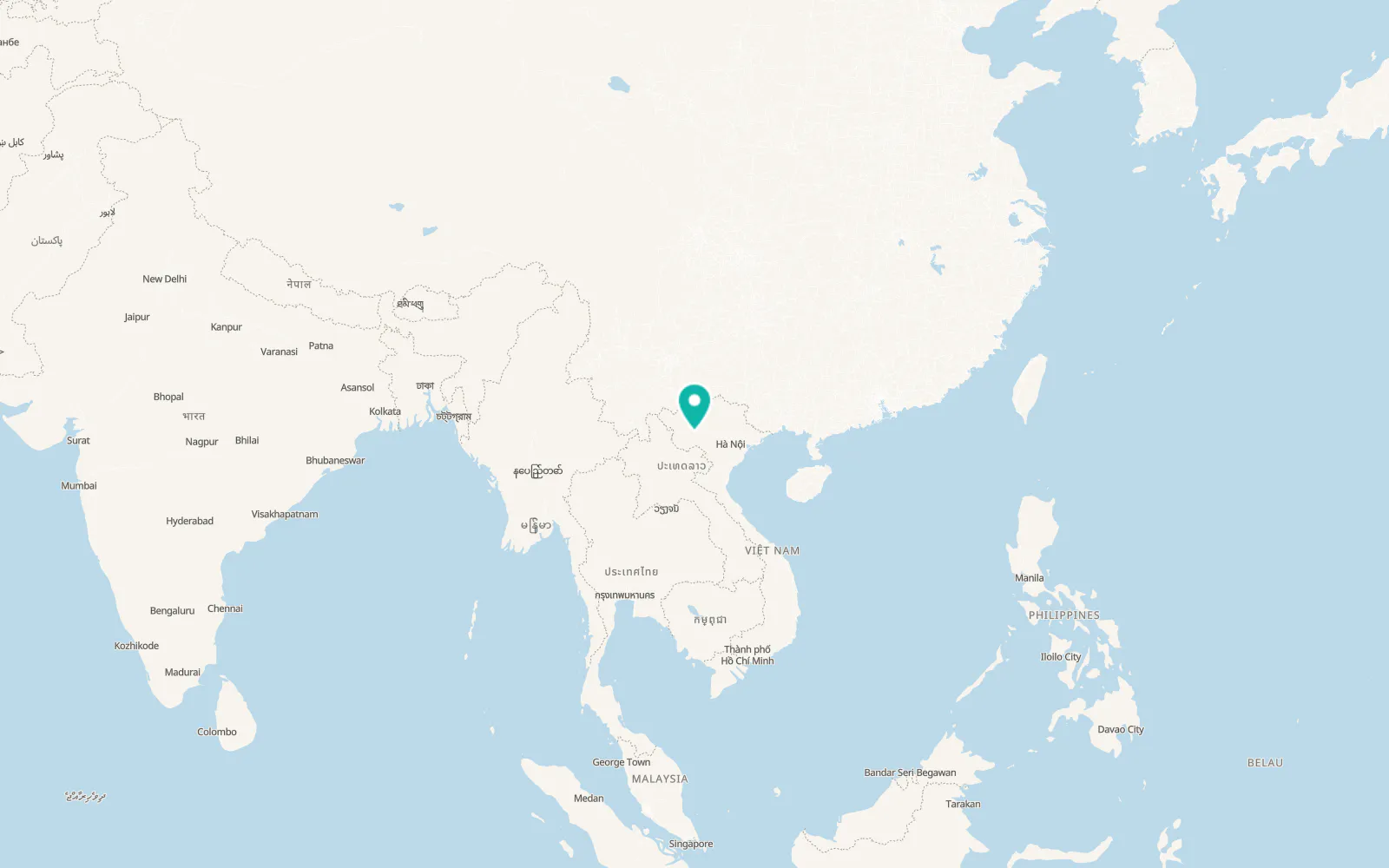 Map of Ít Ong