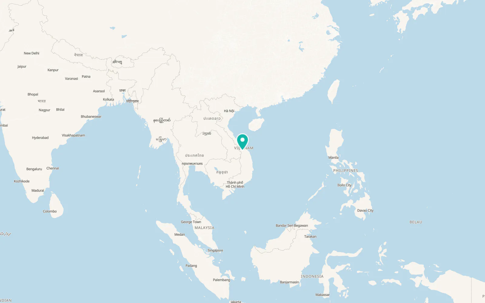 Map of Khâm Đức