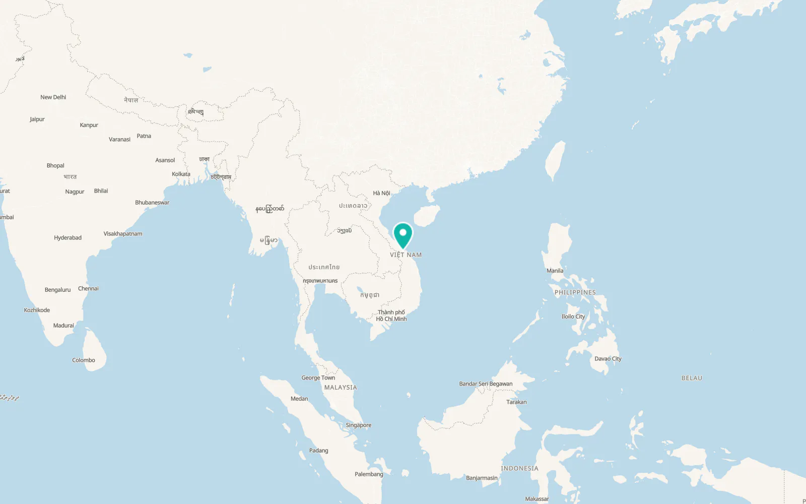 Map of Khe Tre