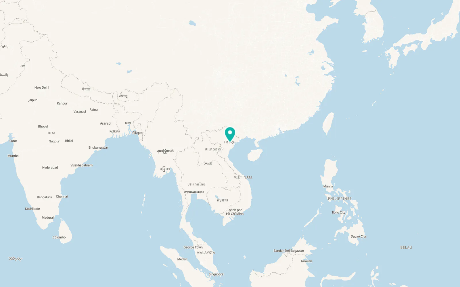 Map of Khoái Châu