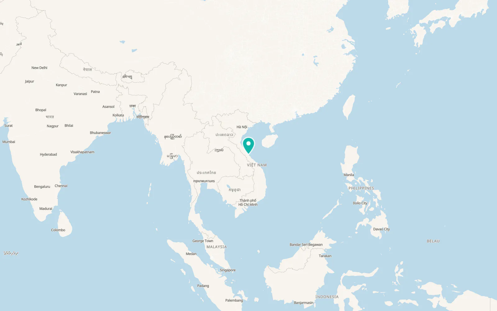 Map of Kiến Giang