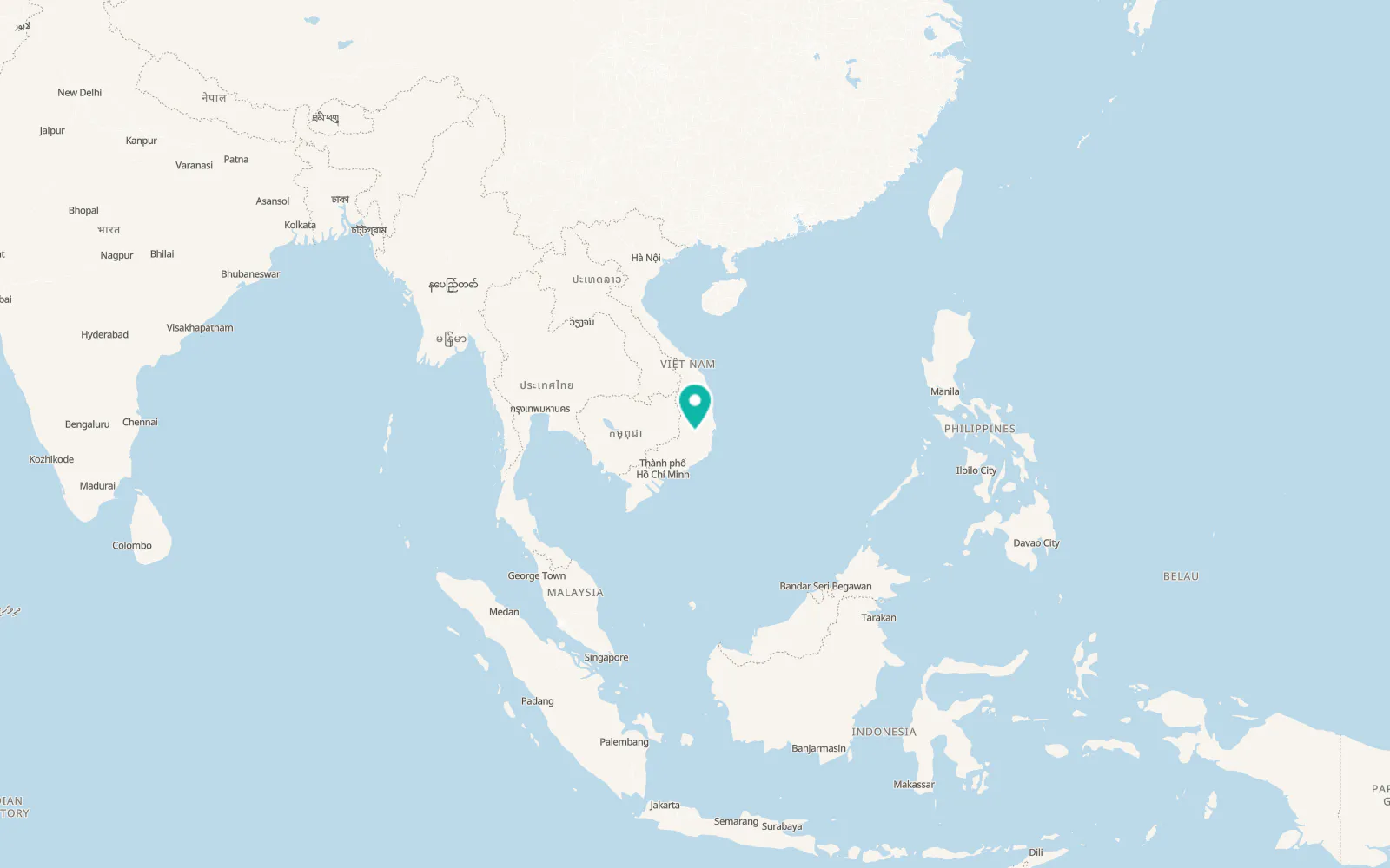 Map of Krông Kmar