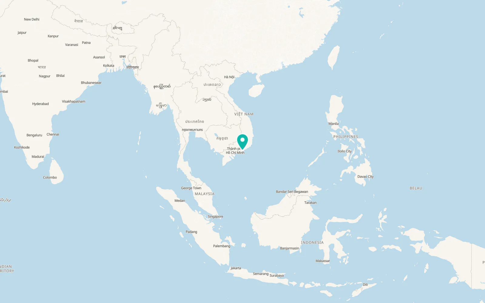 Map of La Gi