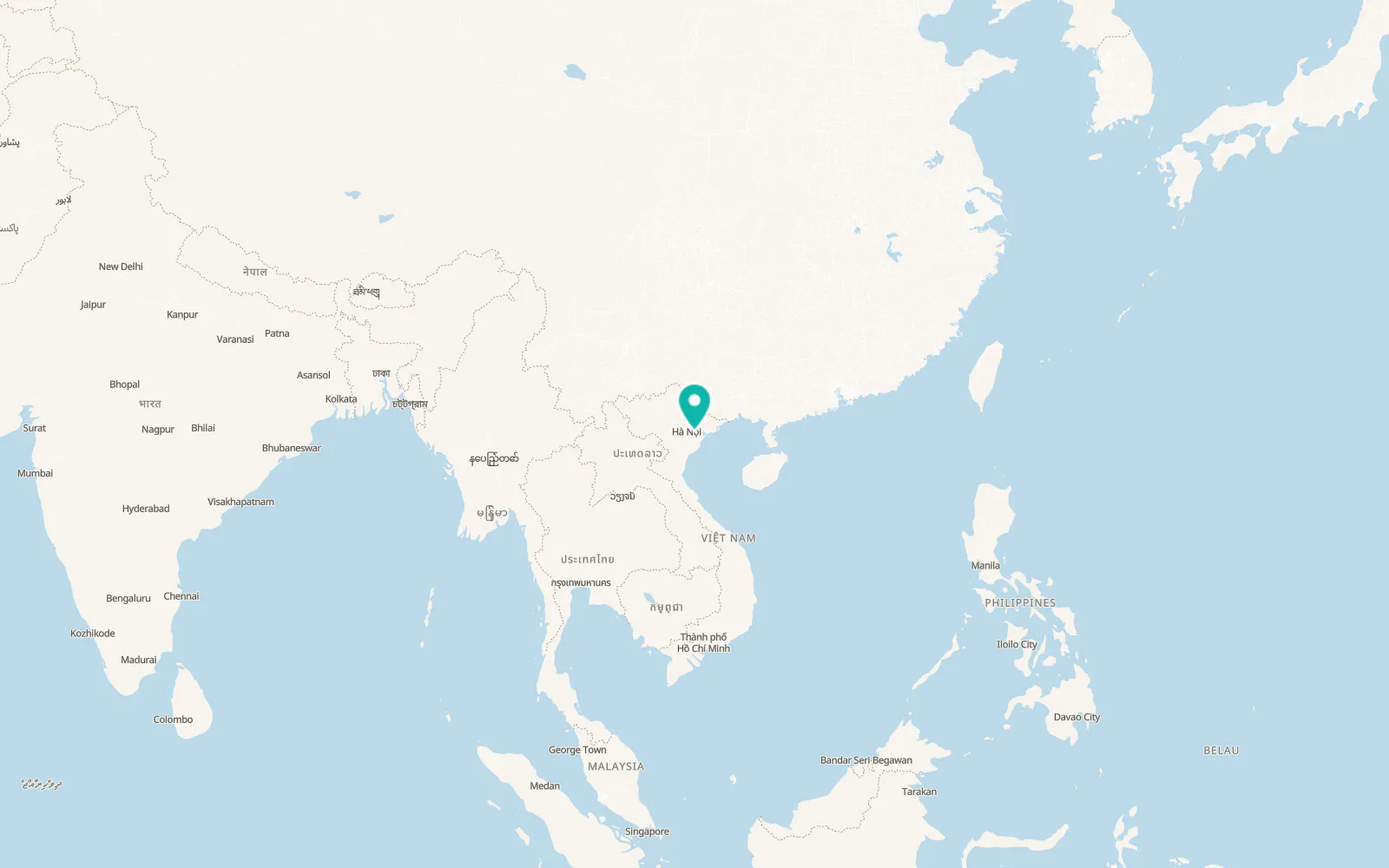 Map of Lai Cách