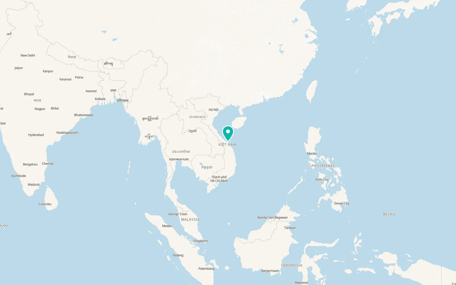 Map of Lăng Cô