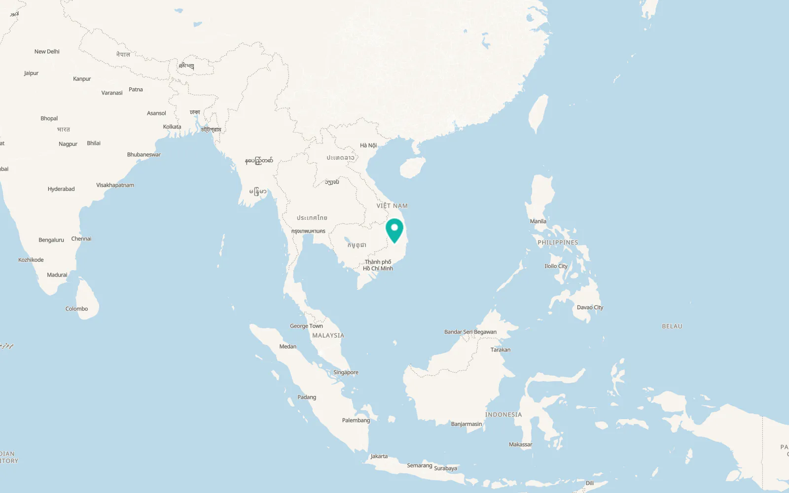 Map of Liên Sơn