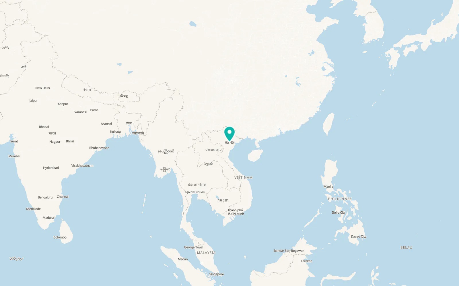 Map of Linh Đàm