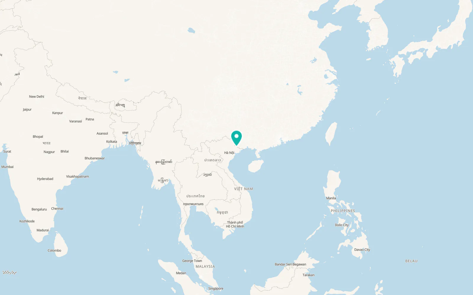 Map of Lộc Bình