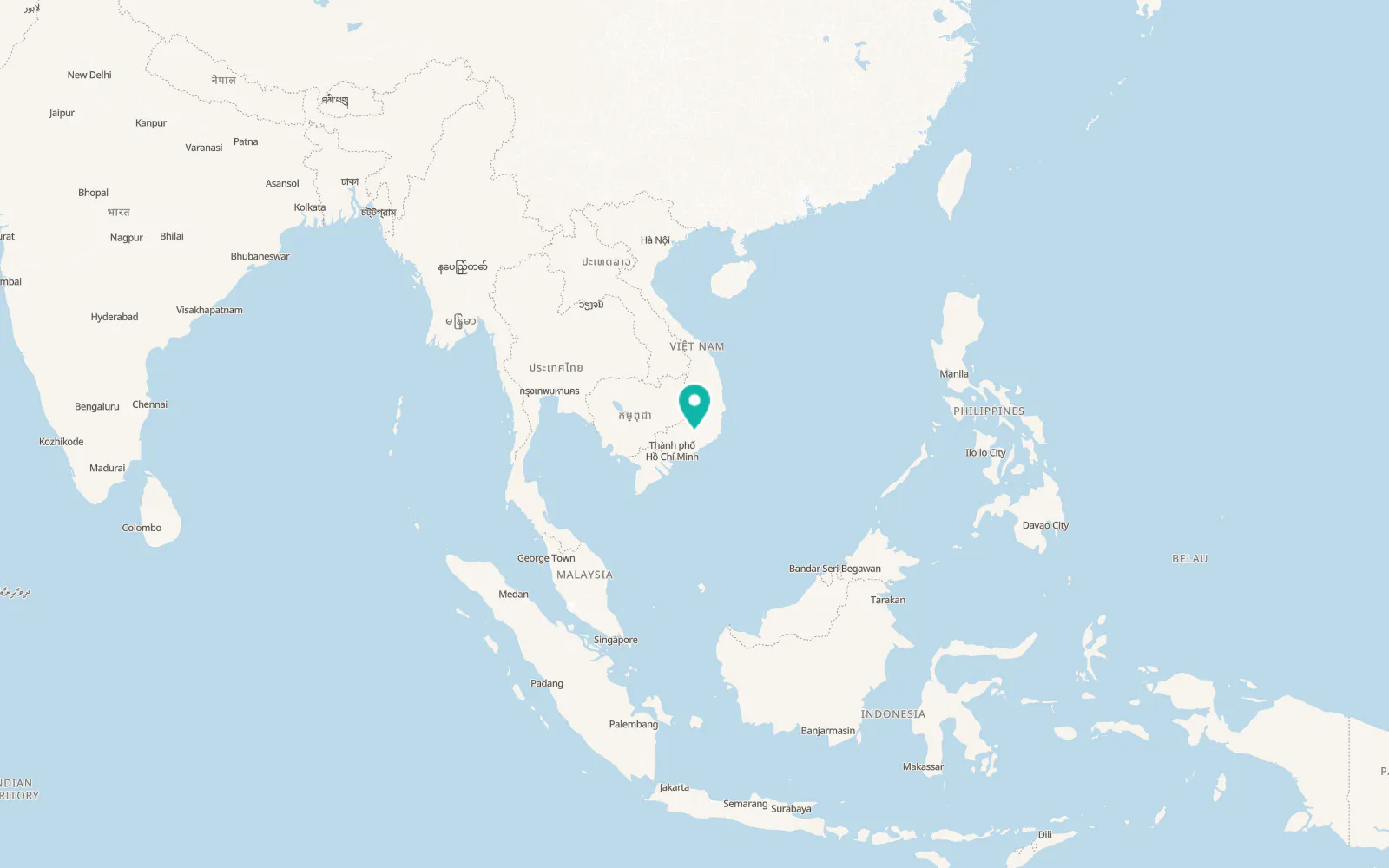 Map of Lộc Thắng